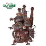 橡子共和国官方店 宫崎骏动漫周边 木制模型 哈尔城堡(彩色版)