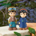 橡子共和国官方店 宫崎骏动漫周边 天空之城迷你塑胶摆设手指玩偶 - Imagen 2