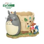 橡子共和国官方店宫崎骏动漫周边龙猫和画画的小梅立体收纳盒摆件 - Imagen 4